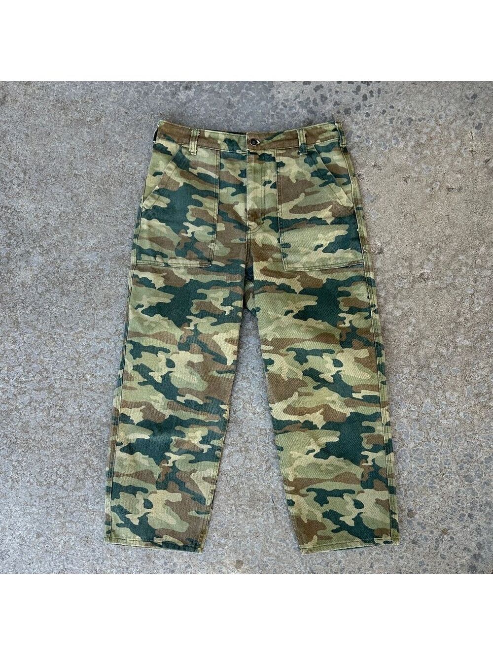 We The Free Camo Utility Pants in Green/Brown